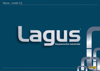 Identidade visual Lagus Equipamentos Industriais - Modelo 3